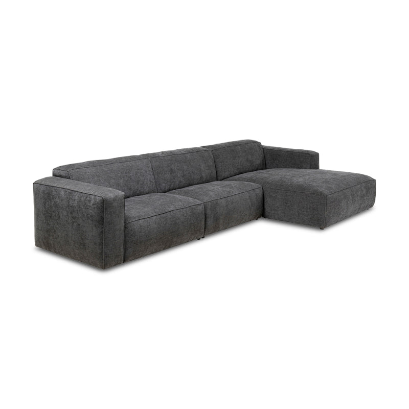 Henry sofa m. chaiselong, grå