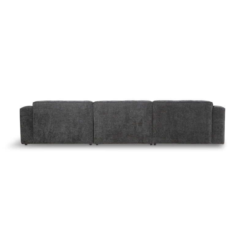 Henry sofa m. chaiselong, grå