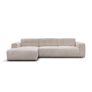 Aviano sofa m/chaiselong, lys beige