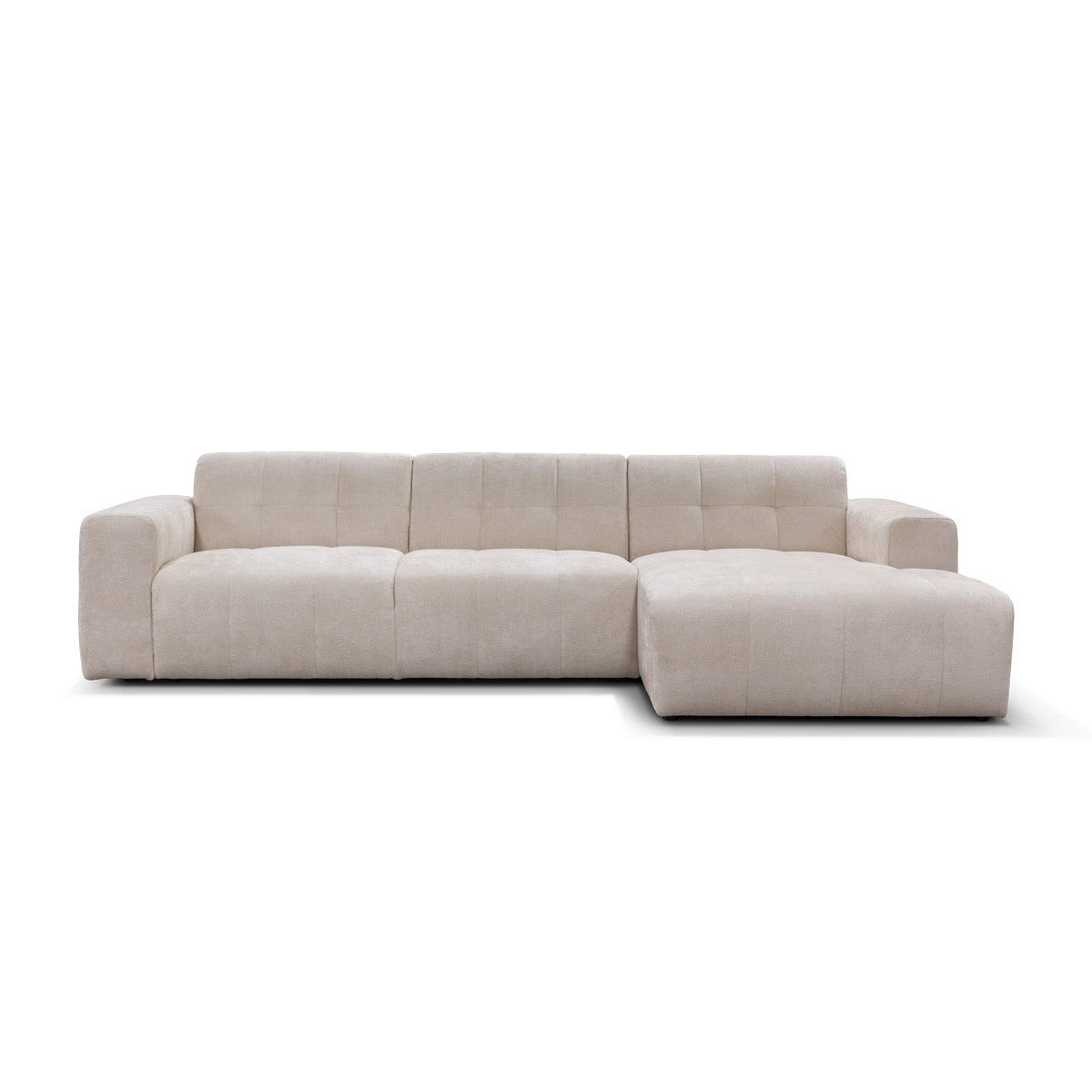 Aviano sofa m/chaiselong, lys beige