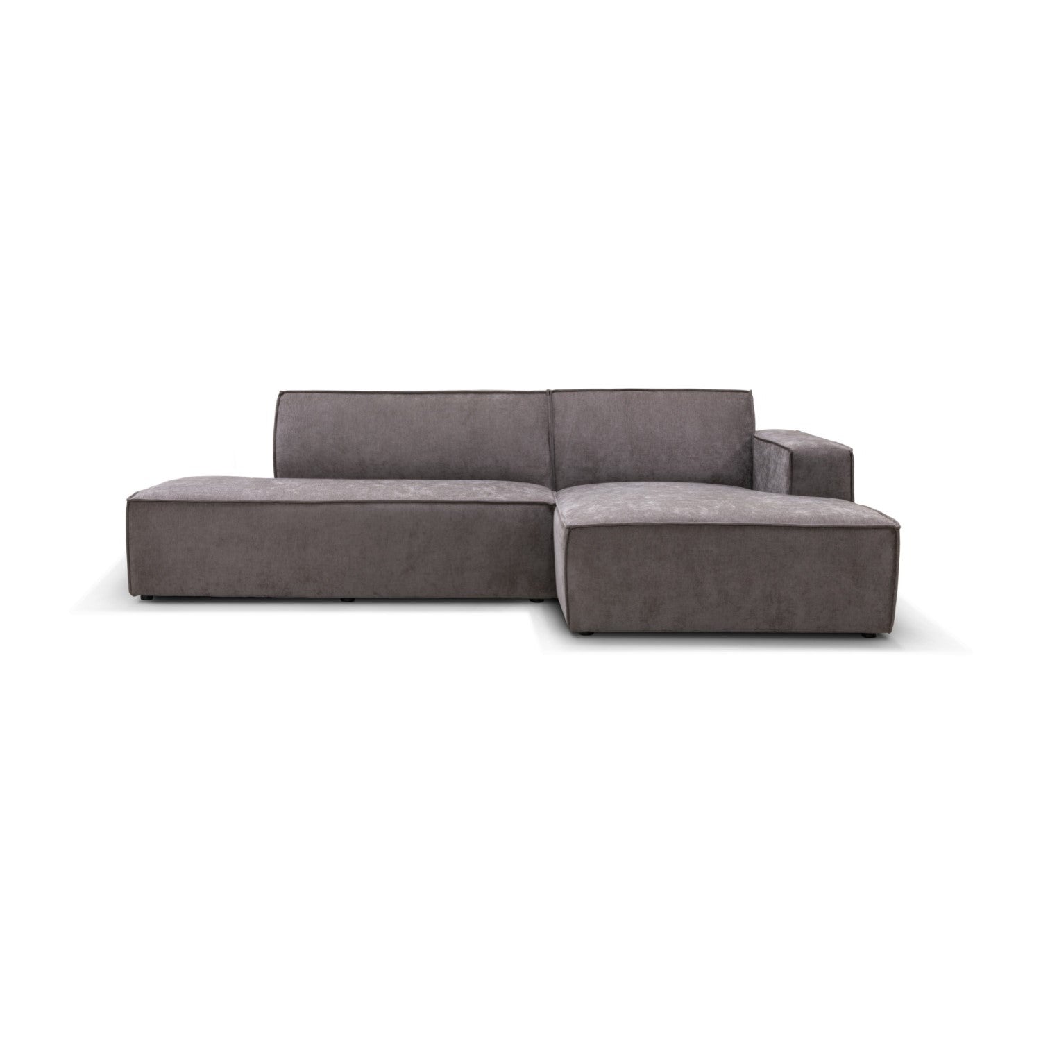 Espada sofa open end & chaiselong, gråbrun