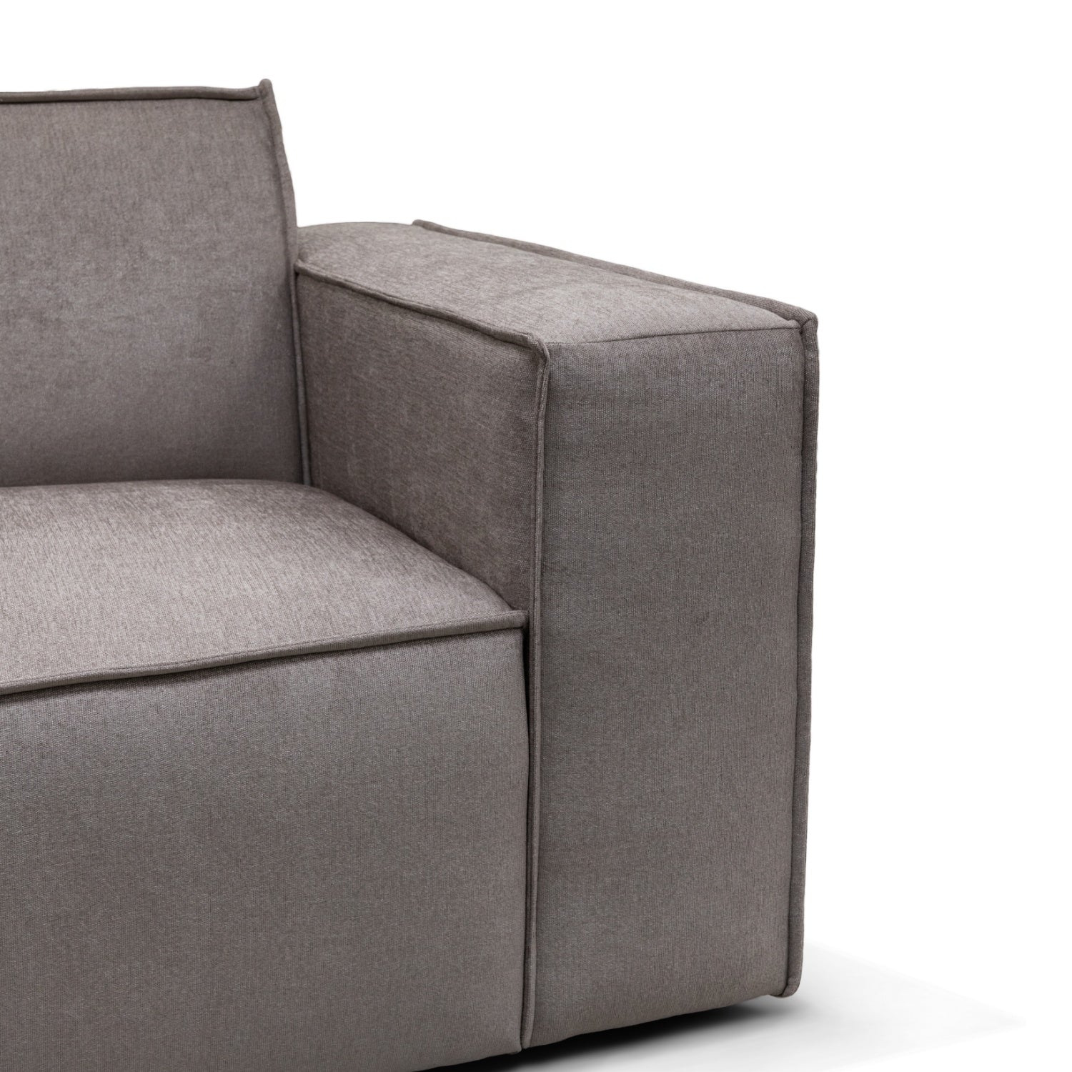 Espada sofa m/chaiselong, gråbrun