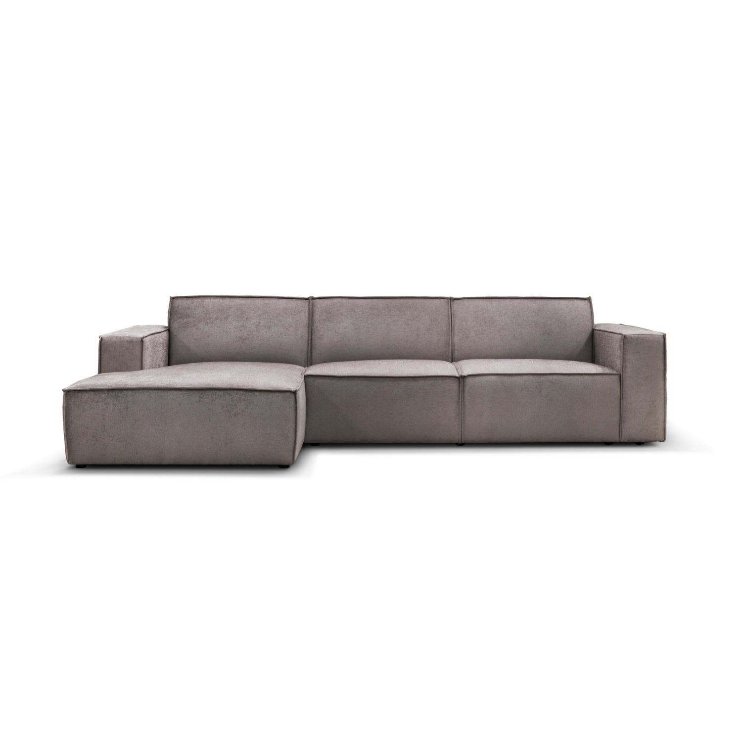 Espada sofa m/chaiselong, gråbrun