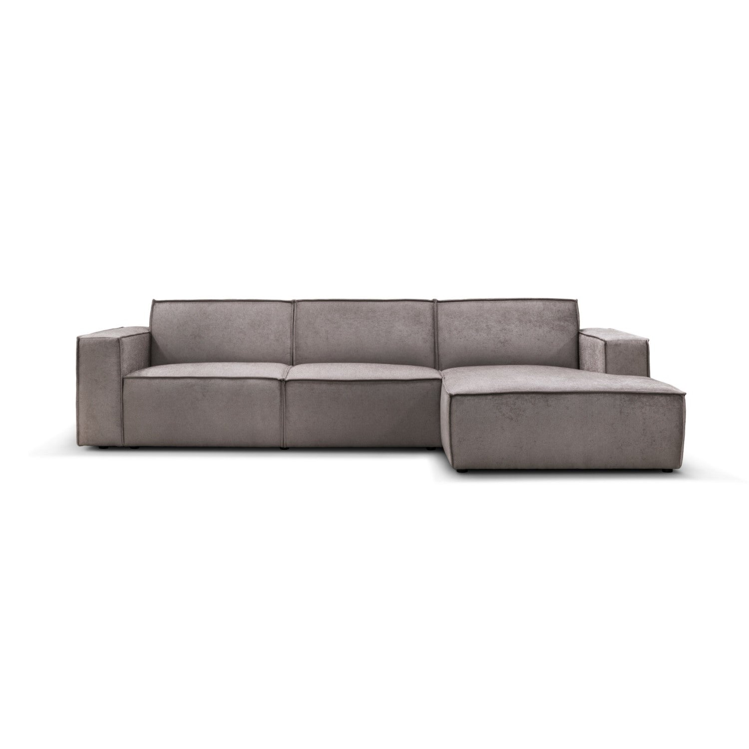 Espada sofa m/chaiselong, gråbrun