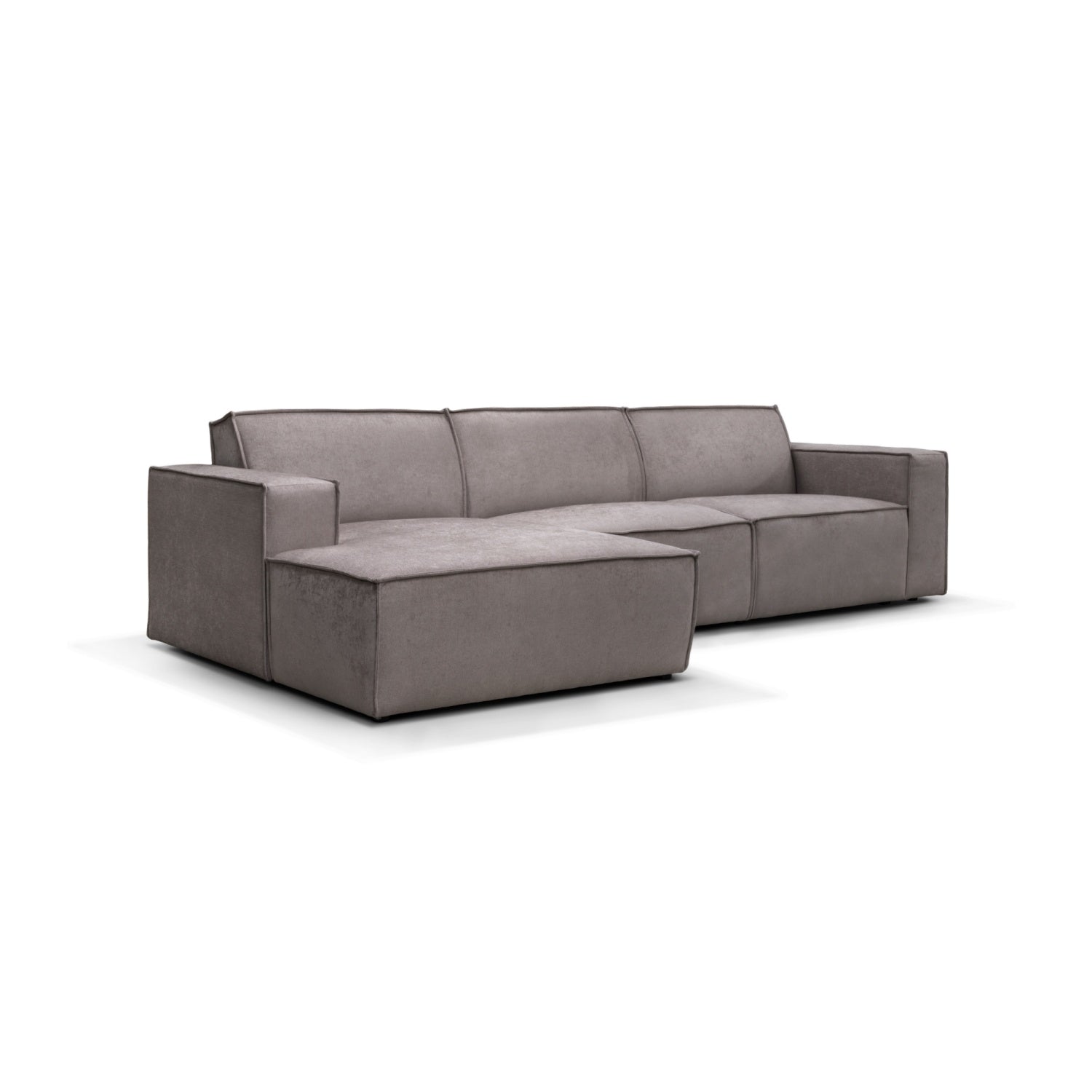 Espada sofa m/chaiselong, gråbrun