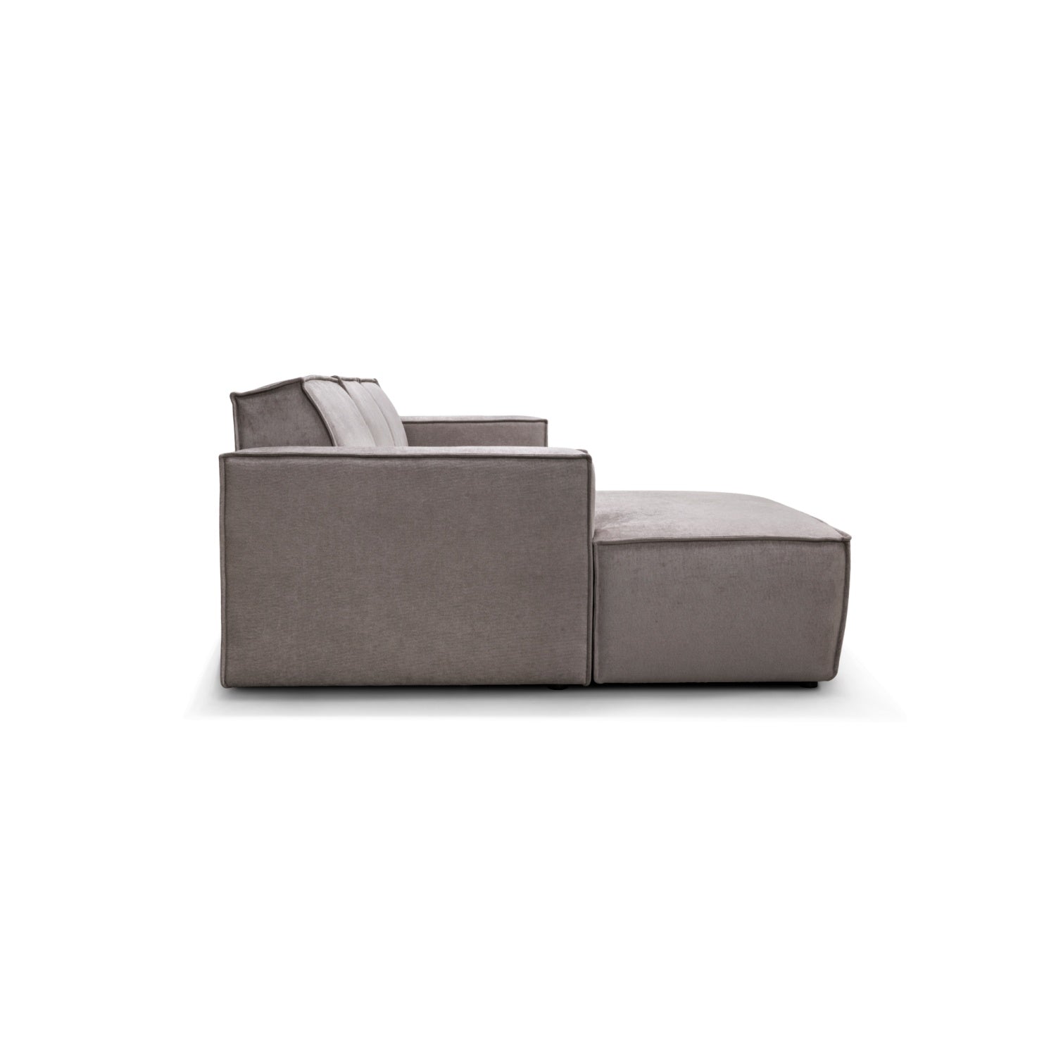 Espada sofa m/chaiselong, gråbrun