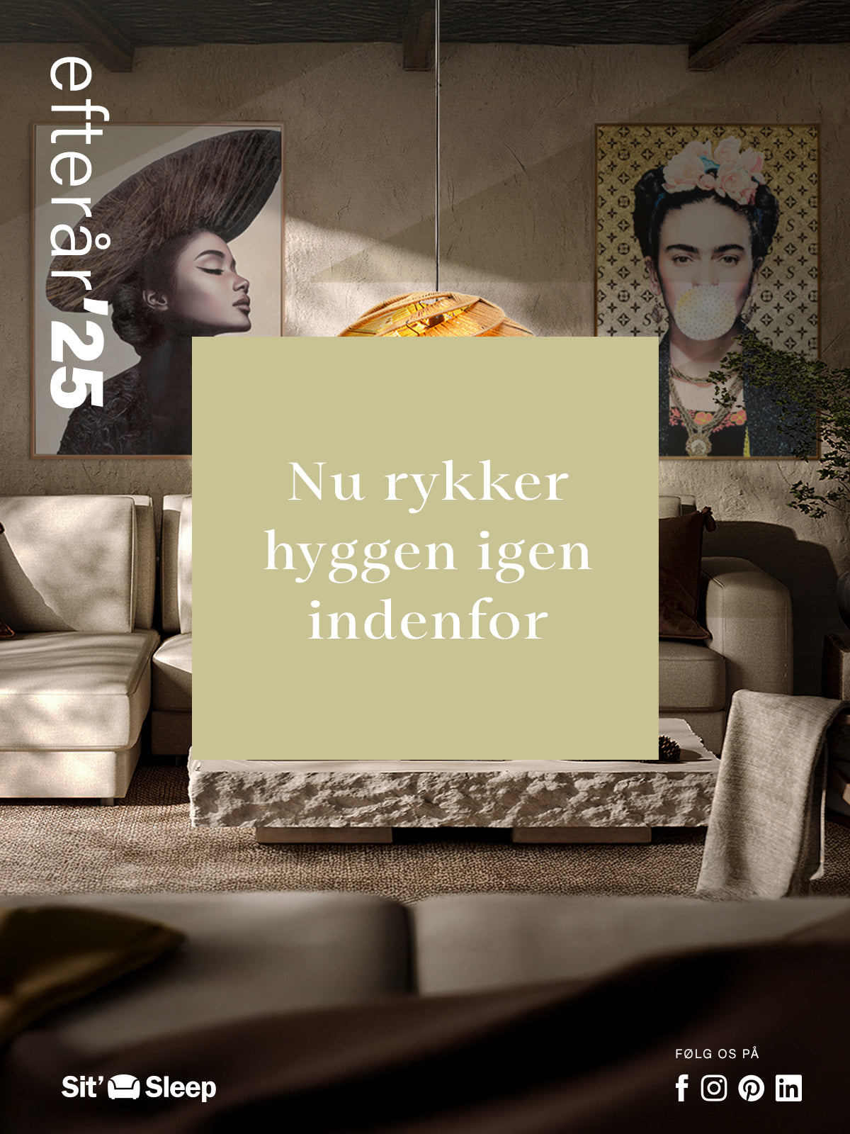 Efteråret er begyndt. Indret dit hjem med moderne møbler og boligtilbehør fra Sit'n Sleep