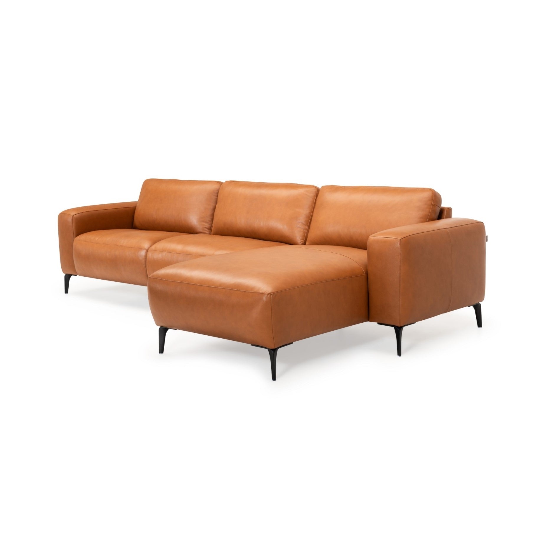 Maranello byggesofa, cognac læder