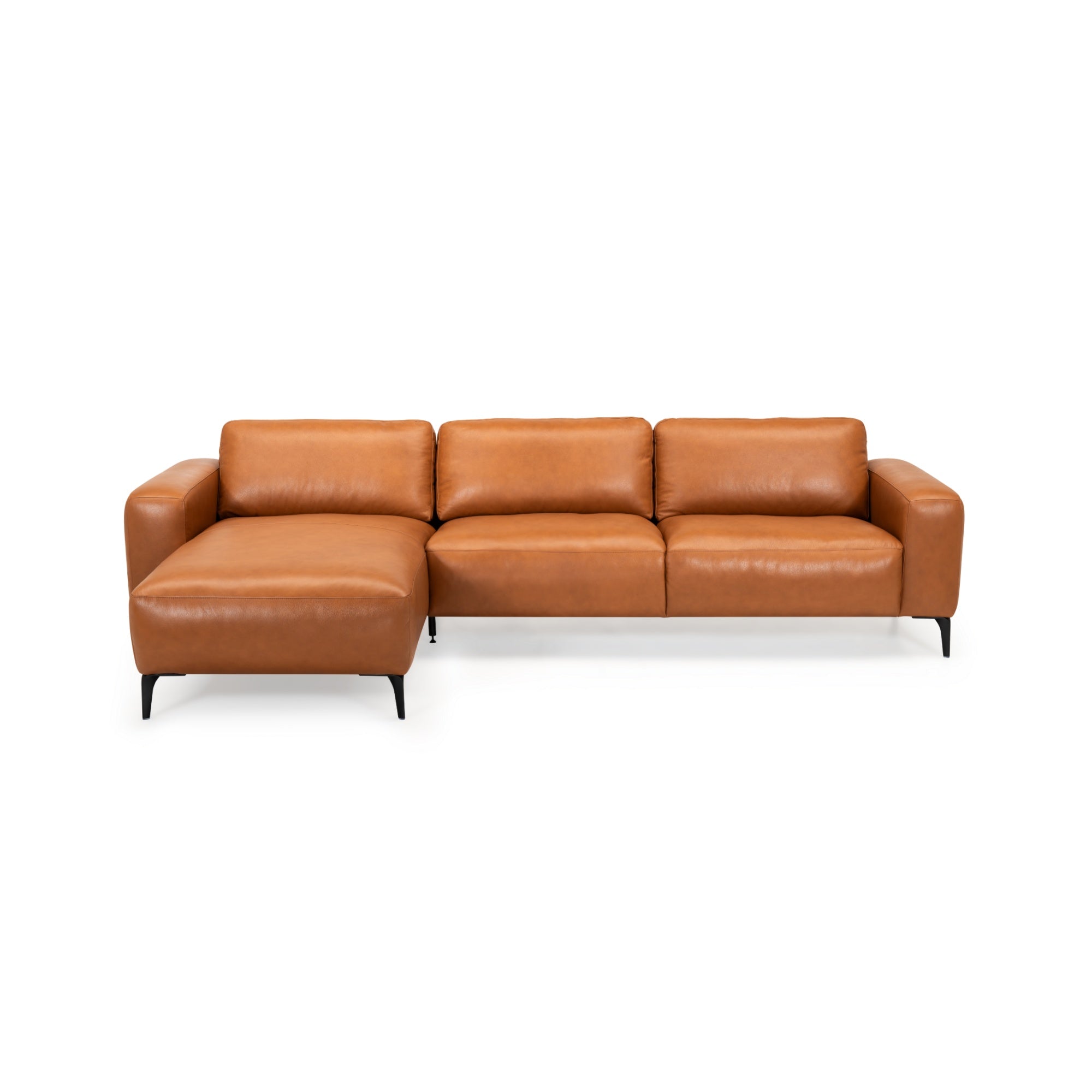 Maranello byggesofa, cognac læder