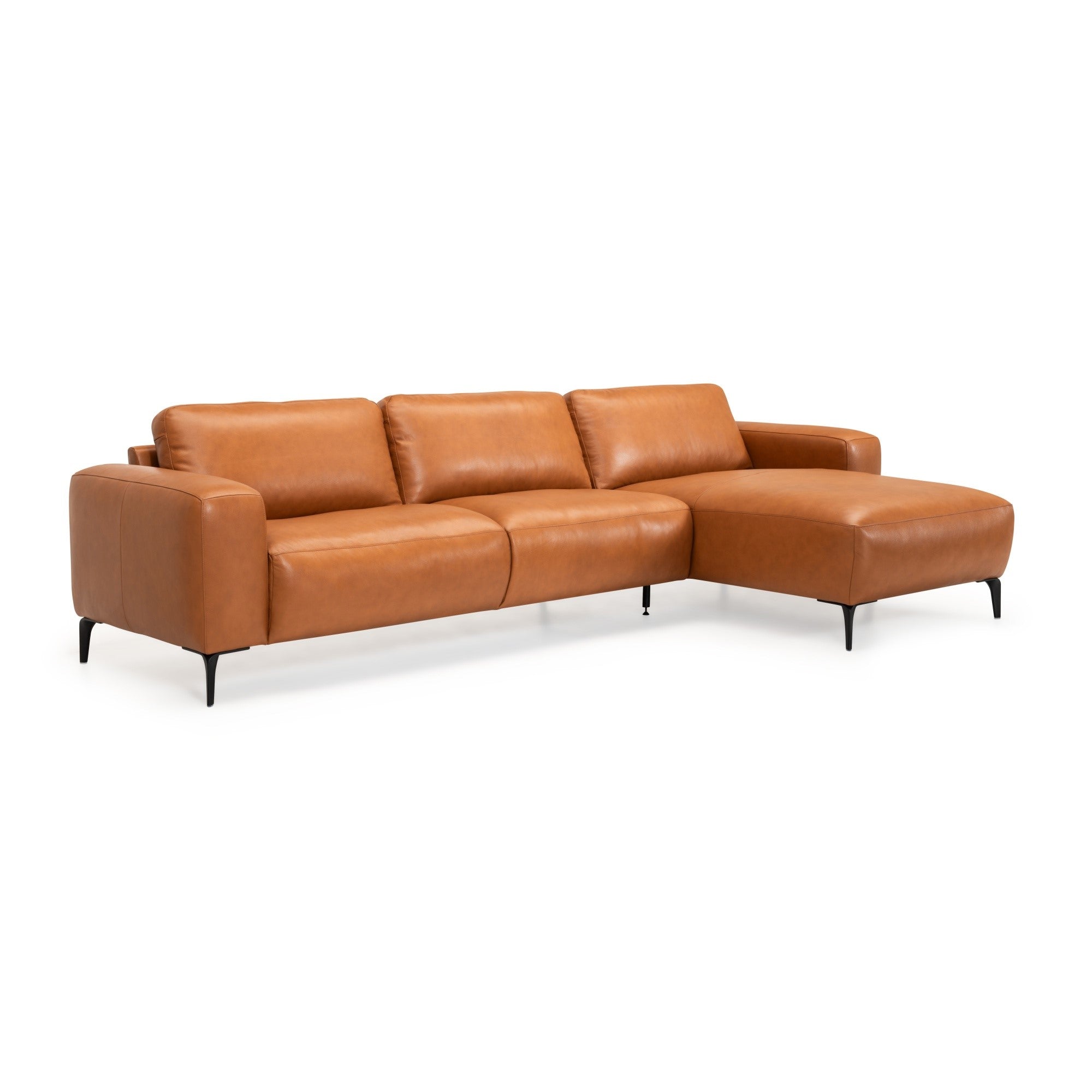 Maranello byggesofa, cognac læder