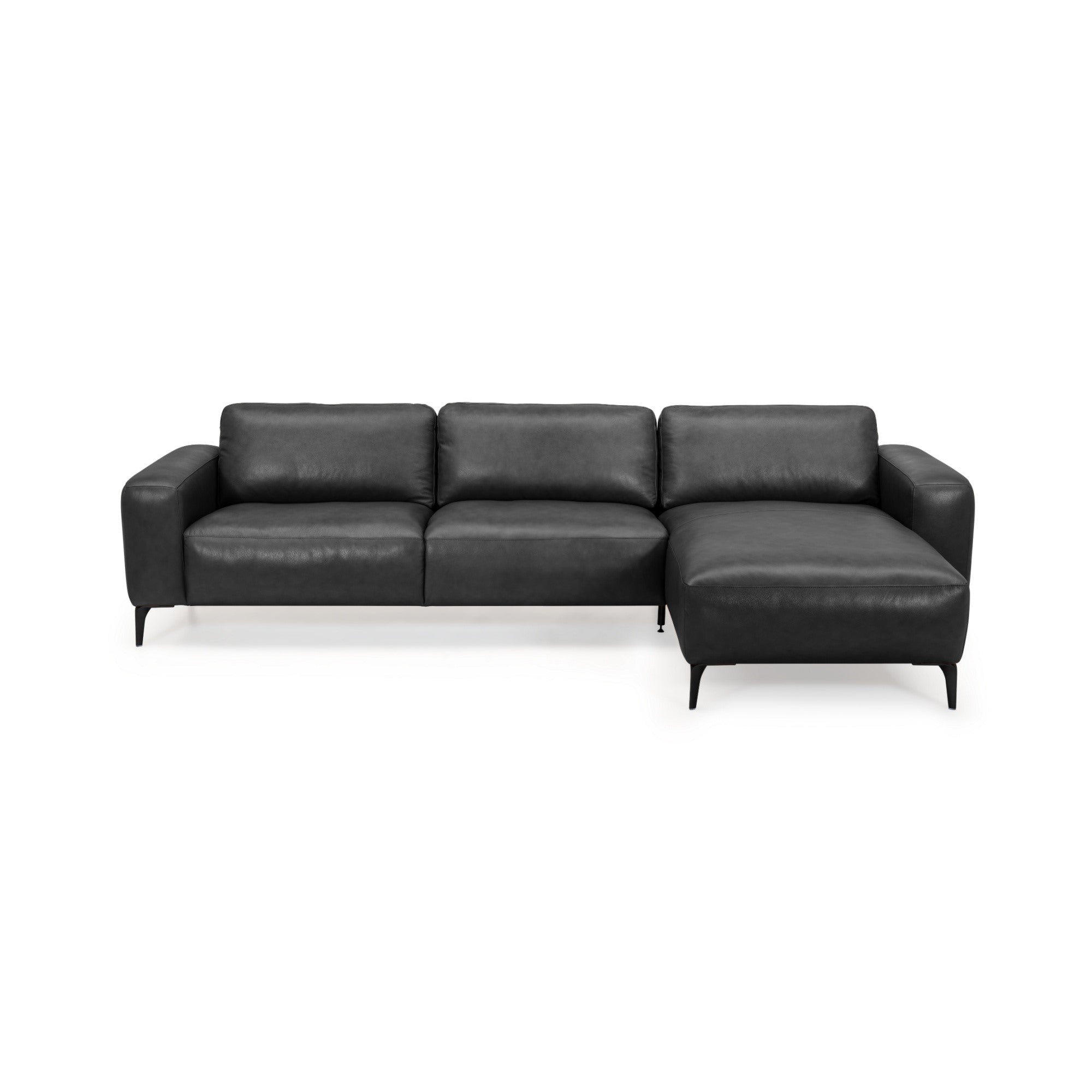 Maranello byggesofa, sort læder