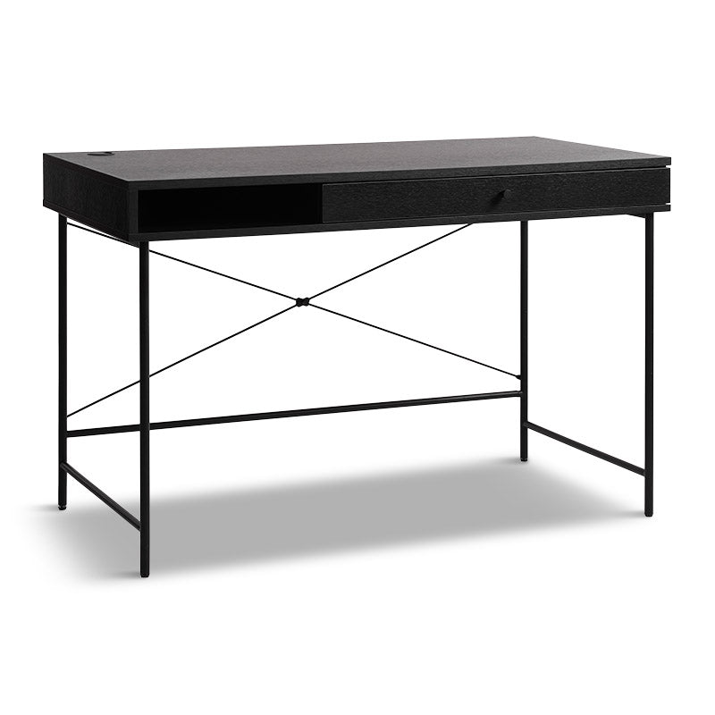 Alva skrivebord, sort