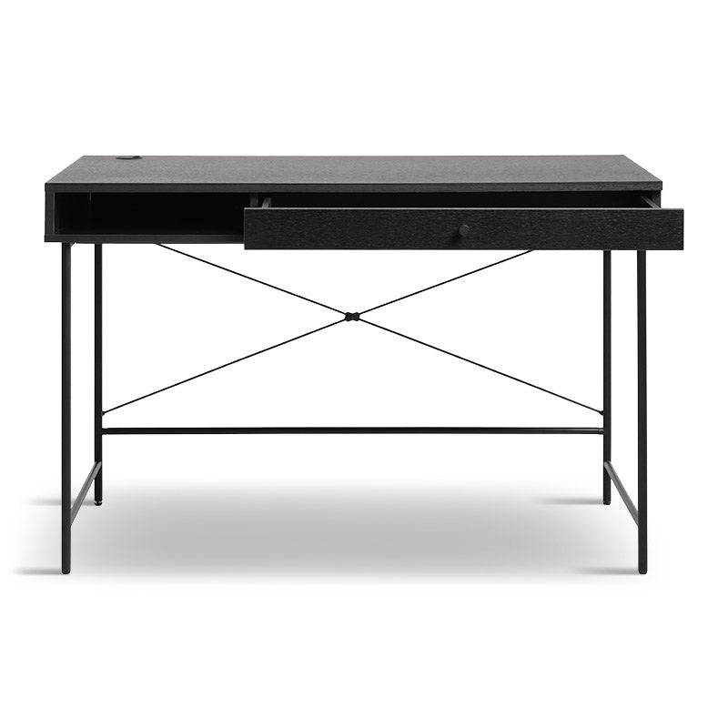 Alva skrivebord, sort