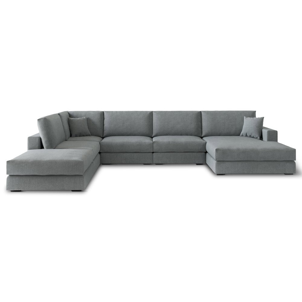 Andretta byggesofa, lys grå