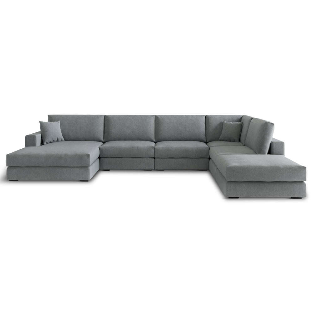 Andretta byggesofa, lys grå