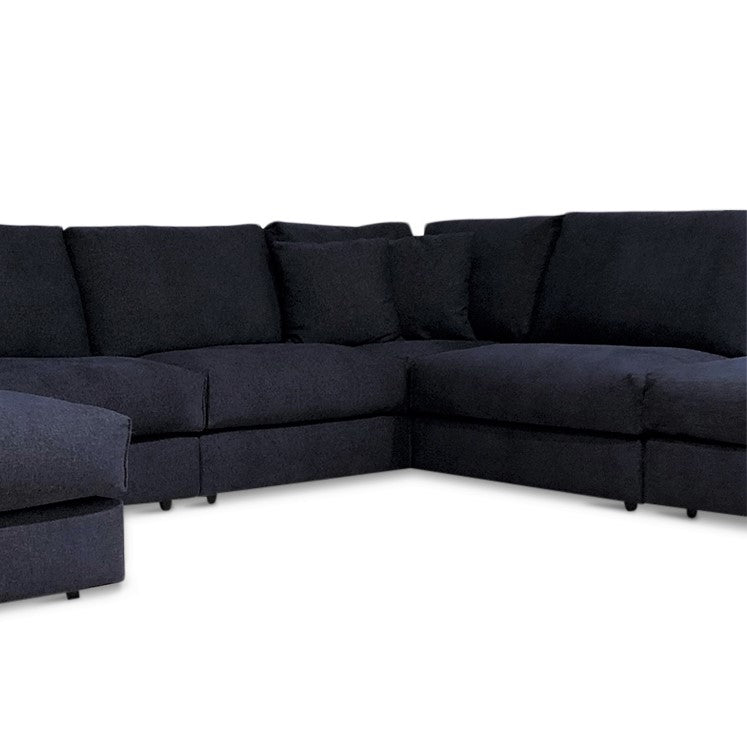 Andretta byggesofa, mørkeblå