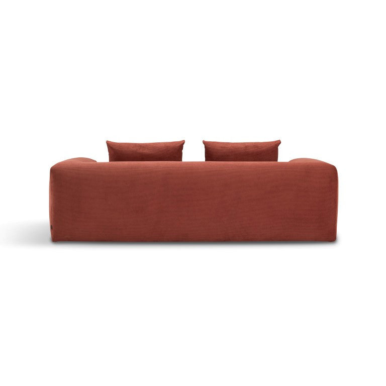 Casa 3 pers. sofa, rust fløjl