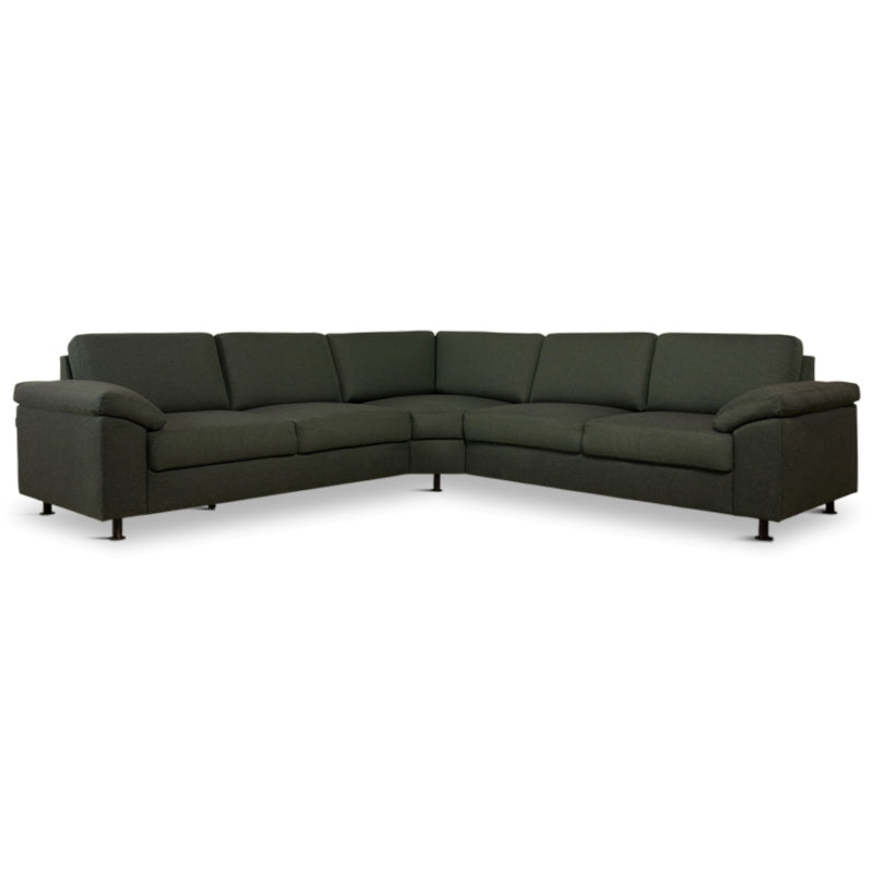 Construct 2 hjørnesofa, grøn