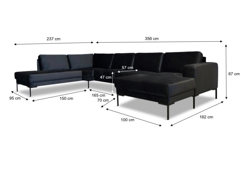 Construct 1 Hj sofa/chaiselong 195kg