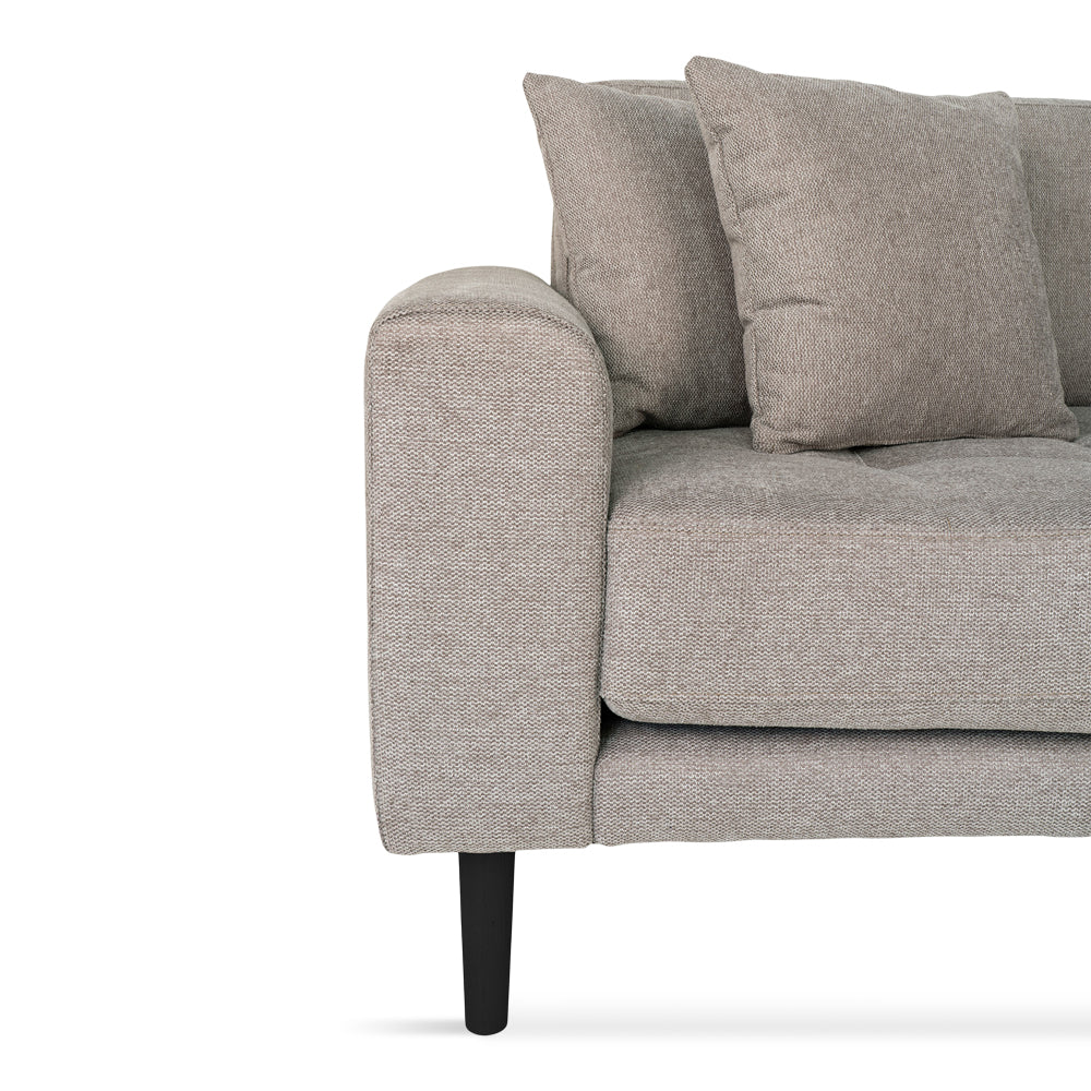 Fabio sofa m/chaiselong, stone