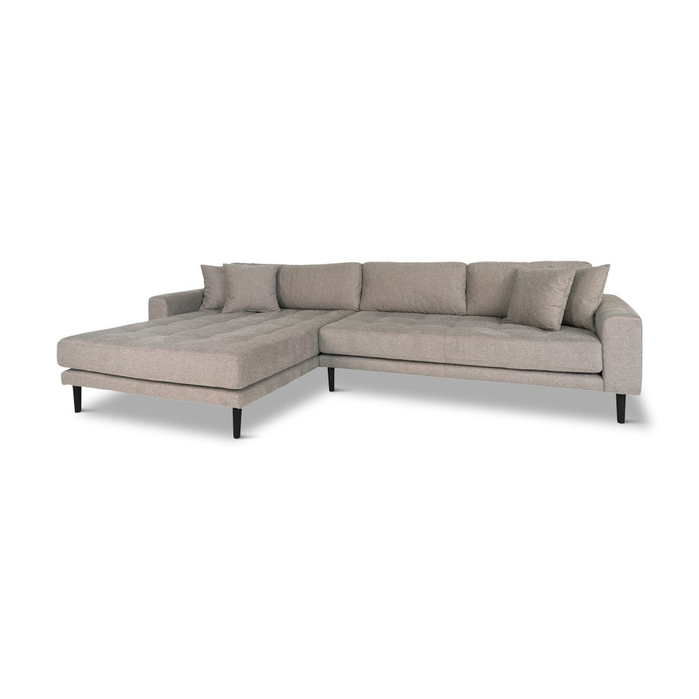 Fabio sofa m/chaiselong, stone
