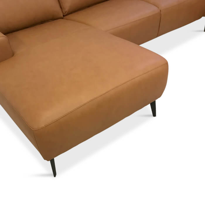 Modu byggesofa, cognac læder