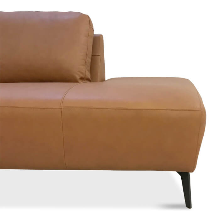 Modu byggesofa, cognac læder