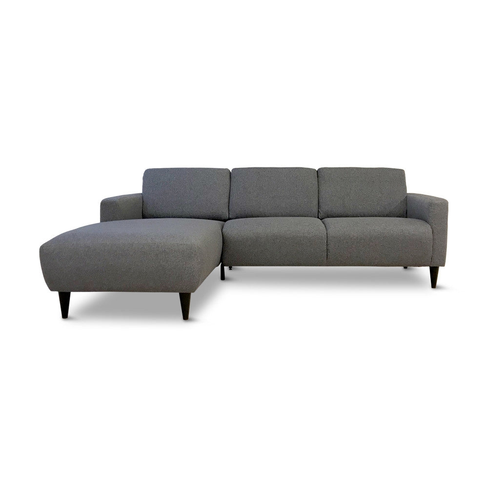 Modu byggesofa m. chaiselong, grå