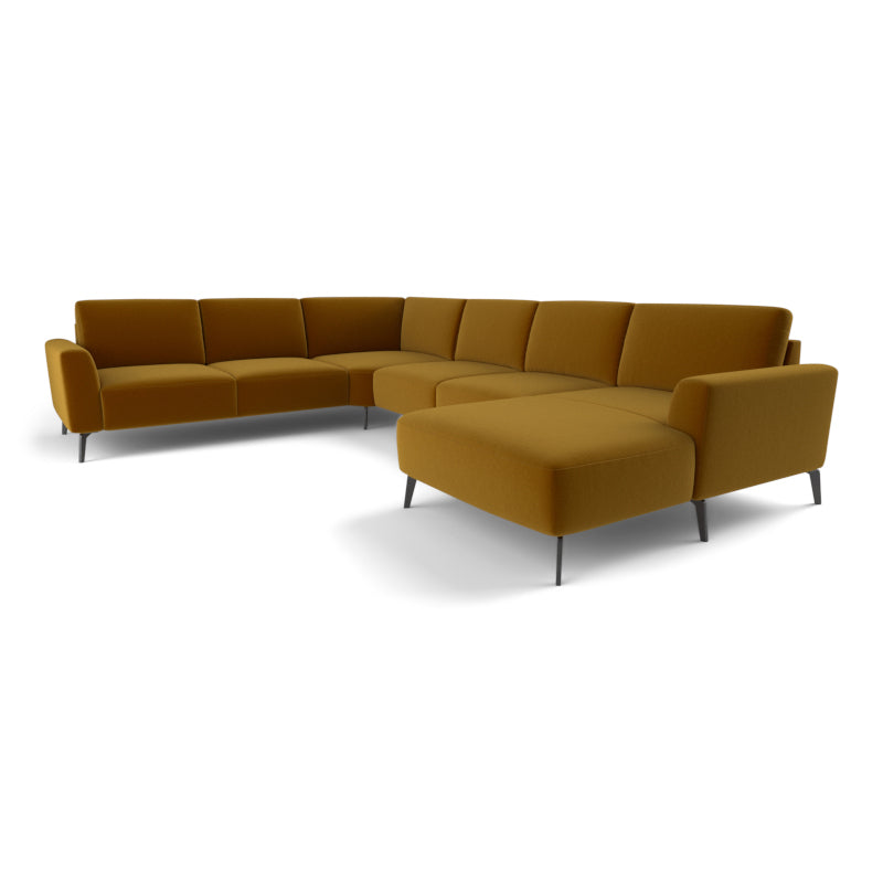 Modu hjørnesofa, gold velour