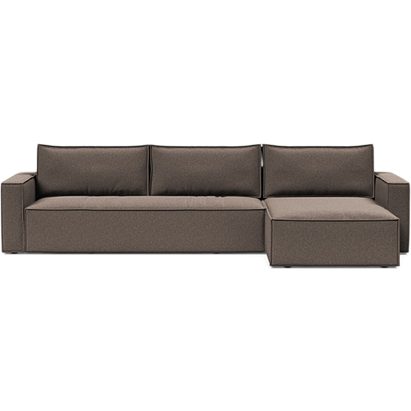 Newilla sovesofa m/chaiselong, taupe