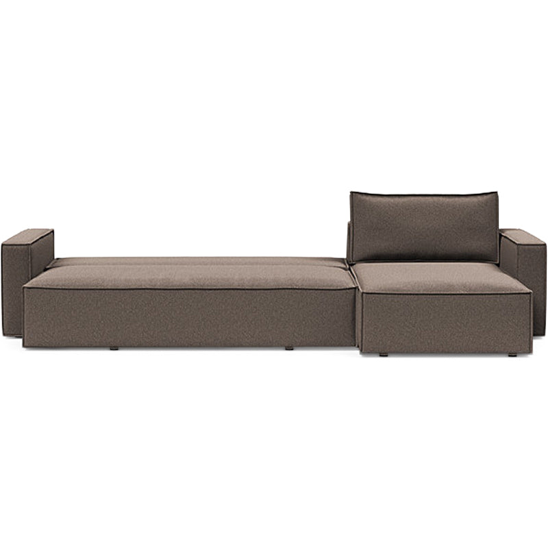 Newilla sovesofa m/chaiselong, taupe