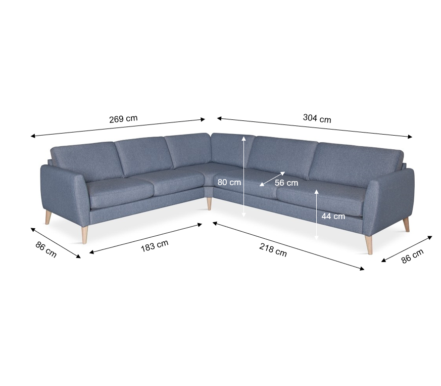 Nova modular, hjørnesofa