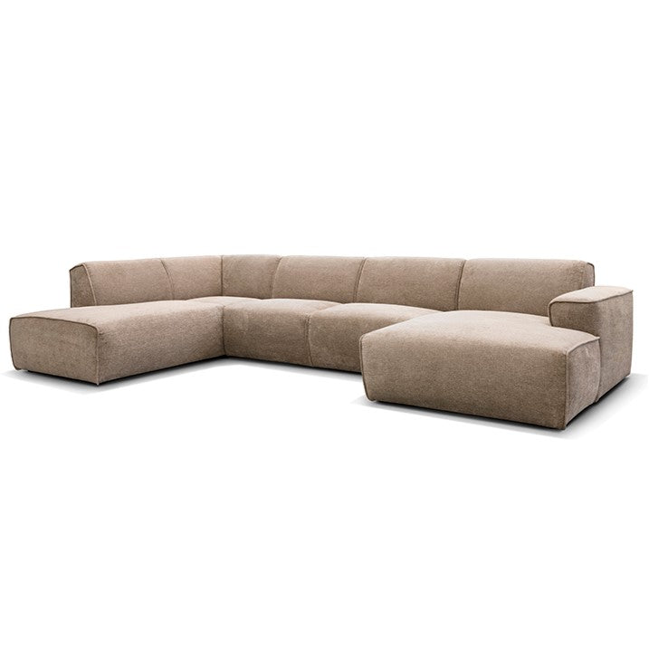 Vilanova hjørnesofa m/chaiselong, beige