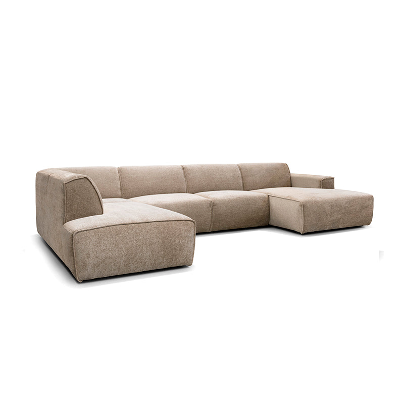 Vilanova hjørnesofa m/chaiselong, beige