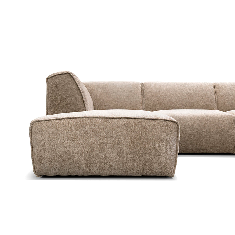 Vilanova hjørnesofa m/chaiselong, beige