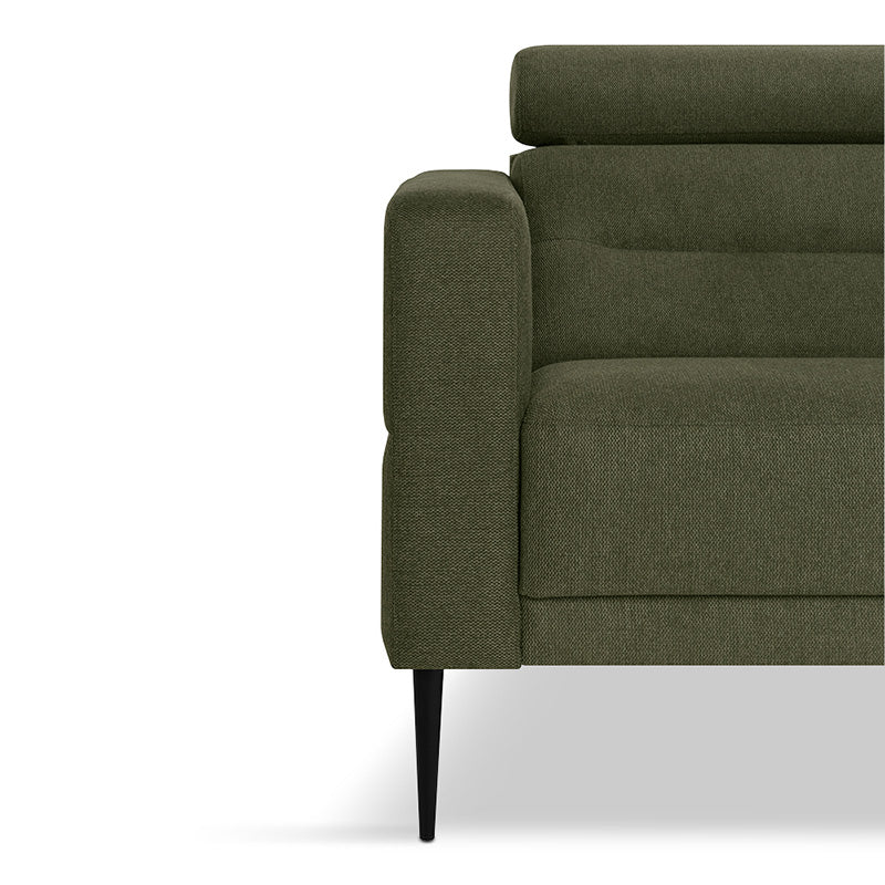 Vizion 3 pers sofa, mørkegrøn