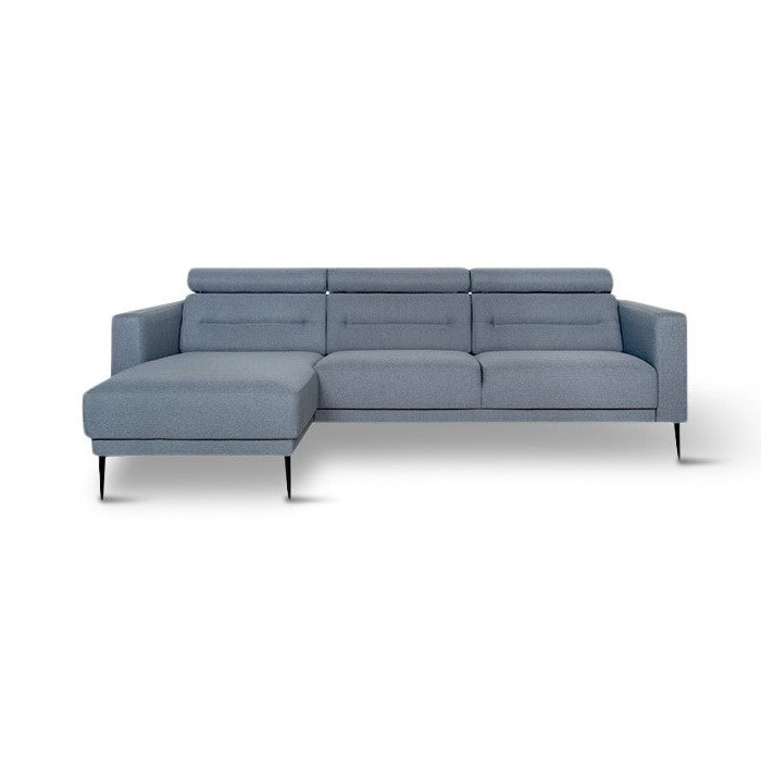 Vizion sofa m/chaiselong, blå